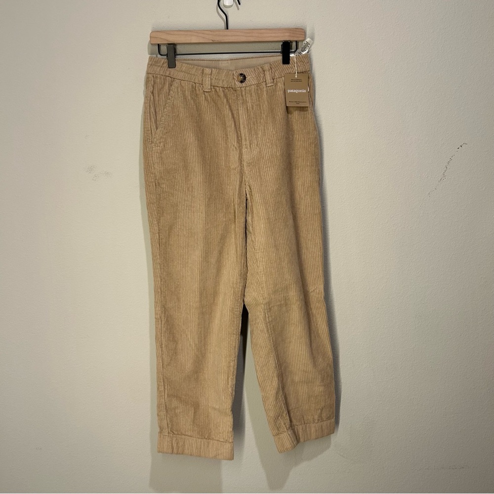 Patagonia Women’s Wide-Leg Corduroy Pants 4 – Oar Tan – NWT